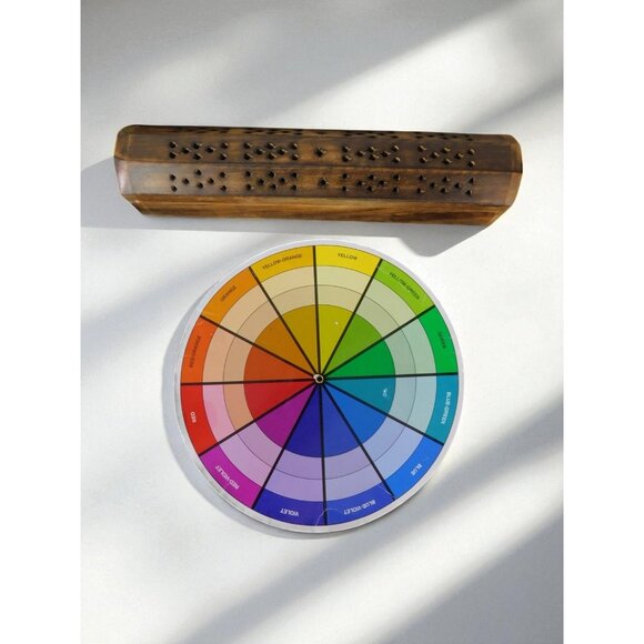 Wooden Incense Burner Box Holder Aromatherapy Cone Stick Storage Rustic Decor - Picture 11 of 11